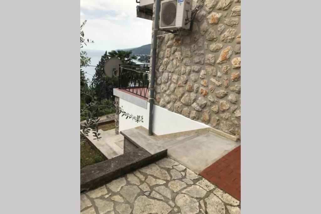 Apartmán Breathtaking Sea View App For 2+1, Bbq ...... Opatija Exteriér fotografie