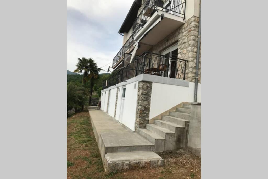 Apartmán Breathtaking Sea View App For 2+1, Bbq ...... Opatija Exteriér fotografie