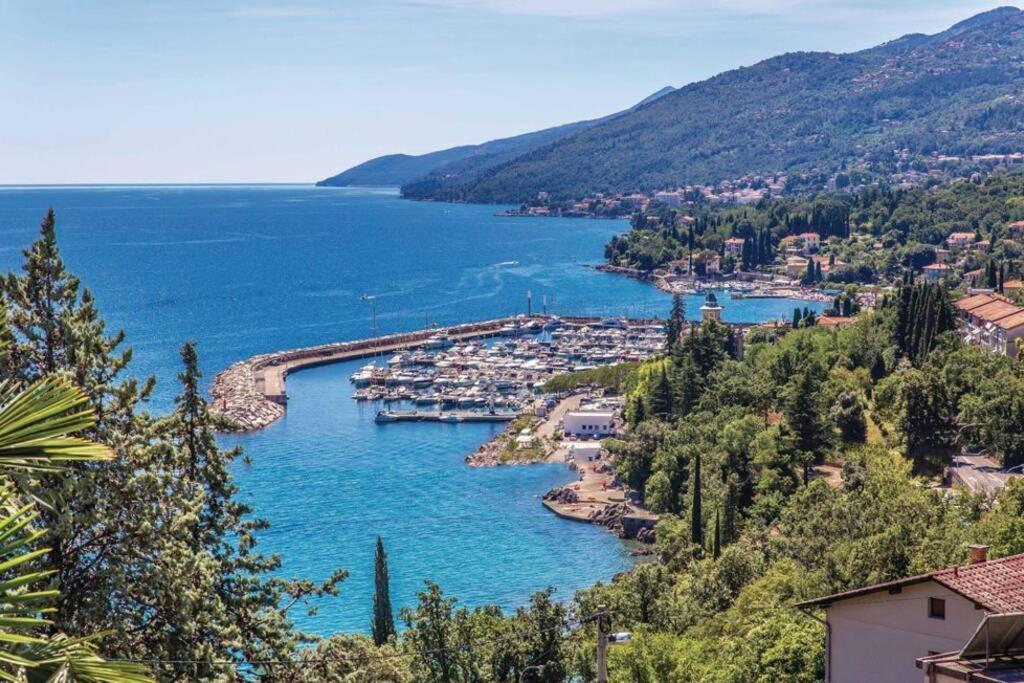 Apartmán Breathtaking Sea View App For 2+1, Bbq ...... Opatija Exteriér fotografie
