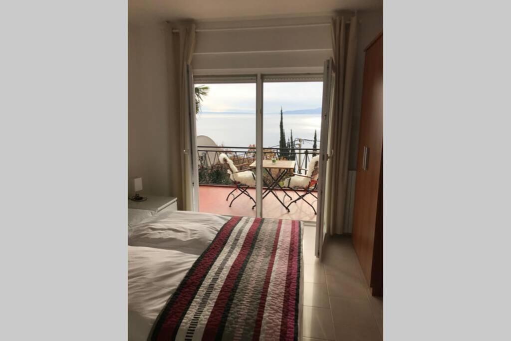 Apartmán Breathtaking Sea View App For 2+1, Bbq ...... Opatija Exteriér fotografie